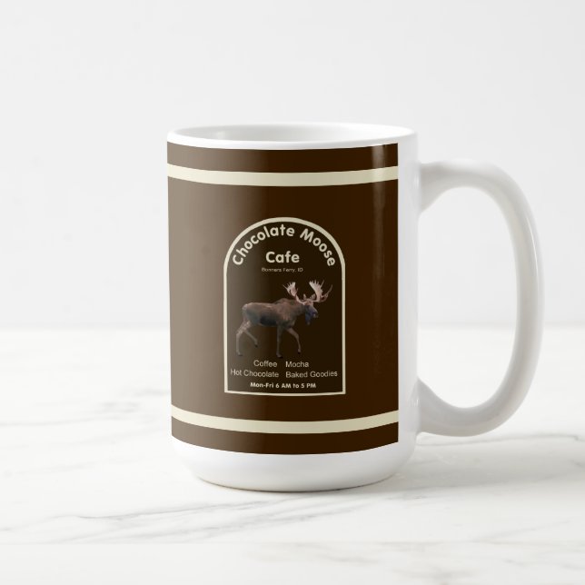 Chocolate Moose Café Kaffeetasse (Rechts)