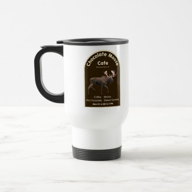 Chocolate Moose Café Reisebecher (Links)