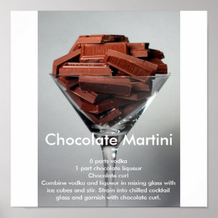 Chocolate Mrtini Poster