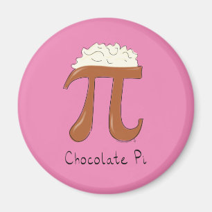 Chocolate Pi Niedlich Mathe Pi Day Magnet