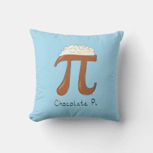 Chocolate Pi Niedlich Mathe Pi Day Pillow Kissen