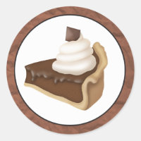 Chocolate Pie amusant autocollant de dessin animé
