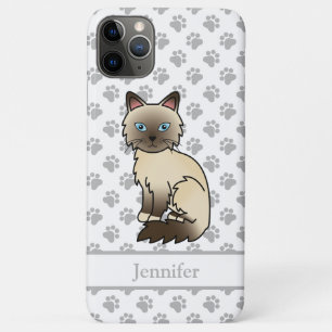 Chocolate Point Birman / Ragdoll Niedlich Cat & Na Case-Mate iPhone Hülle