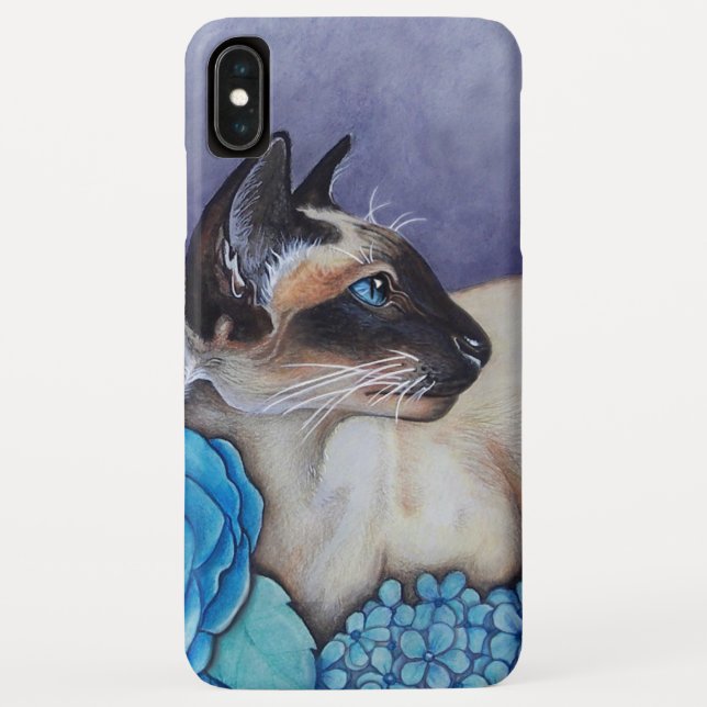 Chocolate Point Siamese Cat Case-Mate iPhone Case (Rückseite)