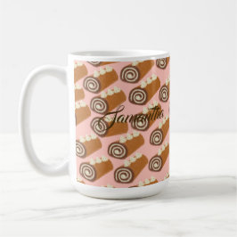 Chocolate Roll Cake Kaffeetasse