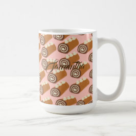 Chocolate Roll Cake Kaffeetasse