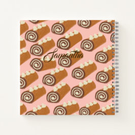 Chocolate Roll Cake Notizbuch