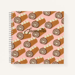 Chocolate Roll Cake Notizbuch