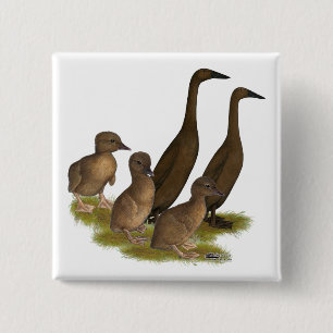 Chocolate Runner Entenfamilie Button