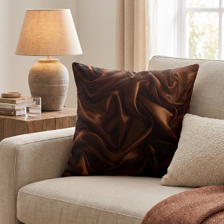 Chocolate Satin Traum Kissen