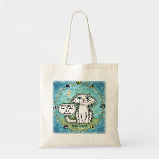 Chocolate Scraggles Katze  Tragetasche (Vorne)