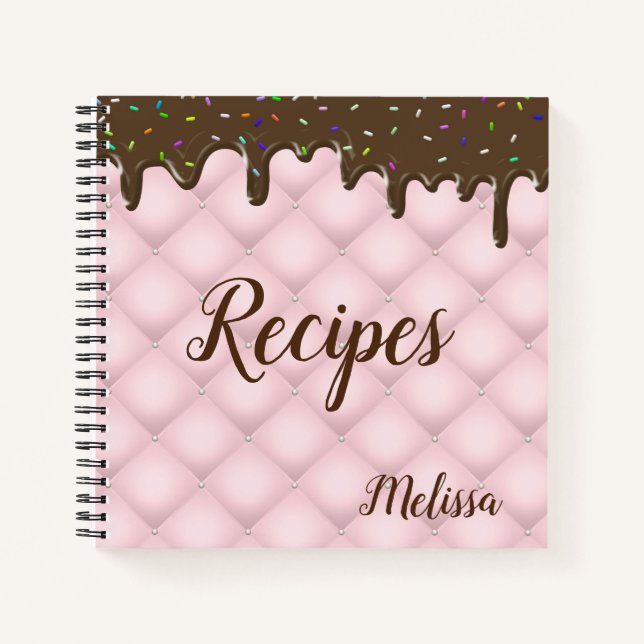 Chocolate Sprinkle Cake Monogram Rezept Buch (Vorderseite)