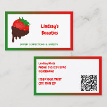 🍓 Chocolate Strawberries Custom QR