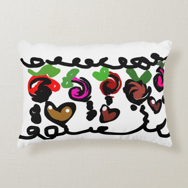 Chocolate Strawberry's valentine  Dekokissen (Vorderseite)