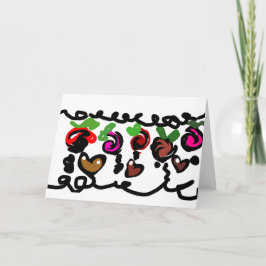 Chocolate Strawberry's Valentinstag  Karte