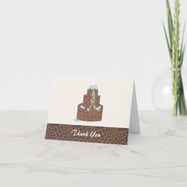 Chocolate Wedding Cake Danke (Vorderseite)