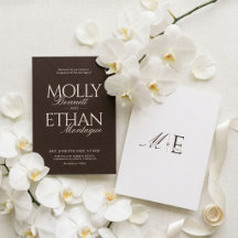 Chocolatebraune Hochzeit im Old-Money-Stil