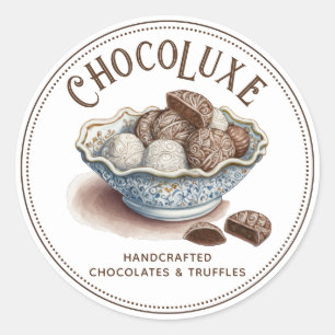 Chocolatier fabricant Chocolatier Étiquette produi