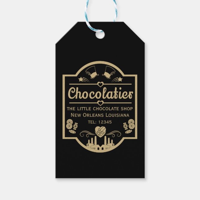 Chocolatier Maker Geschenkanhänger (Vorderseite)