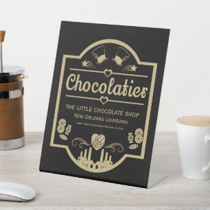 Chocolatier Maker Sockelschild