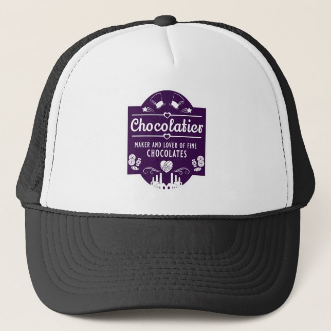 Chocolatier Maker Truckerkappe (Vorderseite)