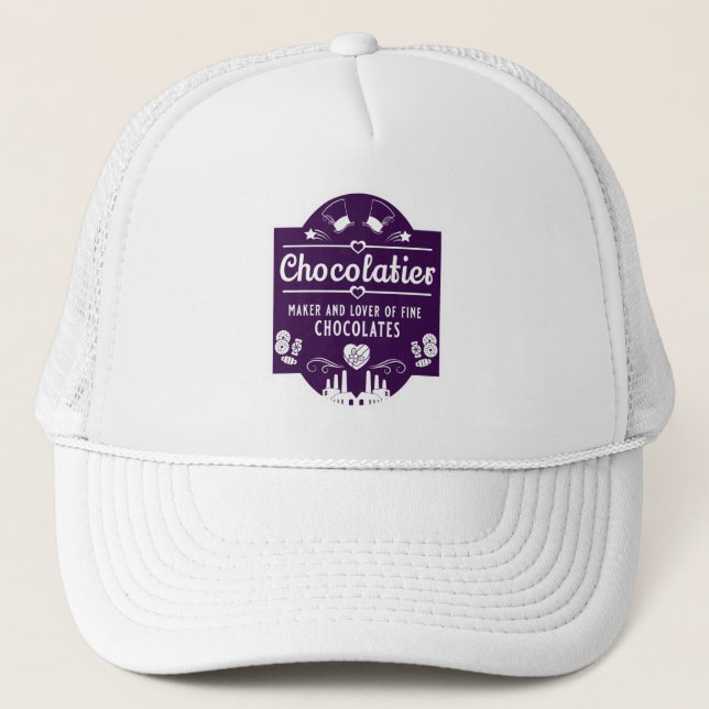 Chocolatier Maker Truckerkappe (Vorderseite)