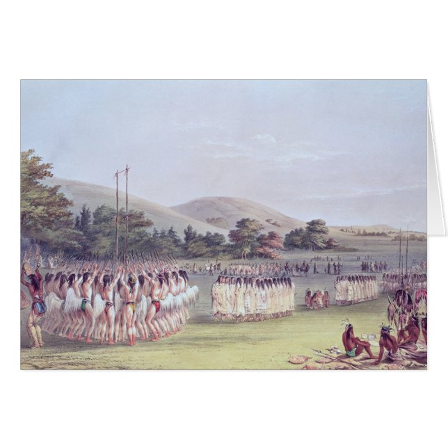 Choctaw Ball-Play Dance, 1834-35 (Vorderseite (Horizontal))
