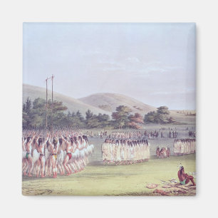 Choctaw Ball-Spiel Tanz, 1834-35 Magnet