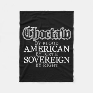 Choctaw indianischer Amerikaner Fleecedecke
