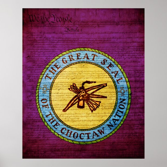 Choctaw Nation of Oklahoma Poster (Vorne)