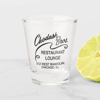 Chodash Bros. Restaurant, Chicago, Illinois Schnapsglas