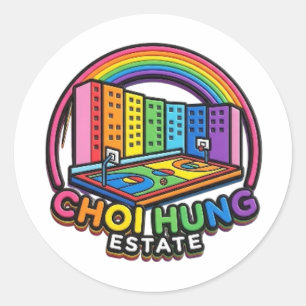 CHOI HUNG ESTATE RUNDER AUFKLEBER