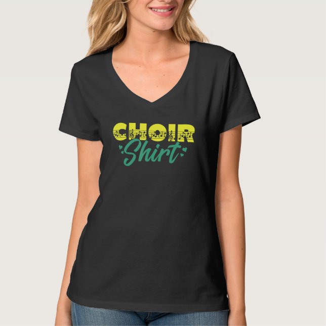 Choir Music Group Singer Choir Member Director Tea T-Shirt (Vorderseite)