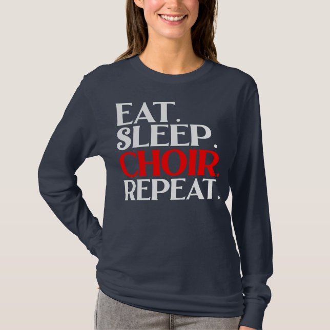 Choir Regisseur musik lustiger Musiklehrer T-Shirt (Vorderseite)