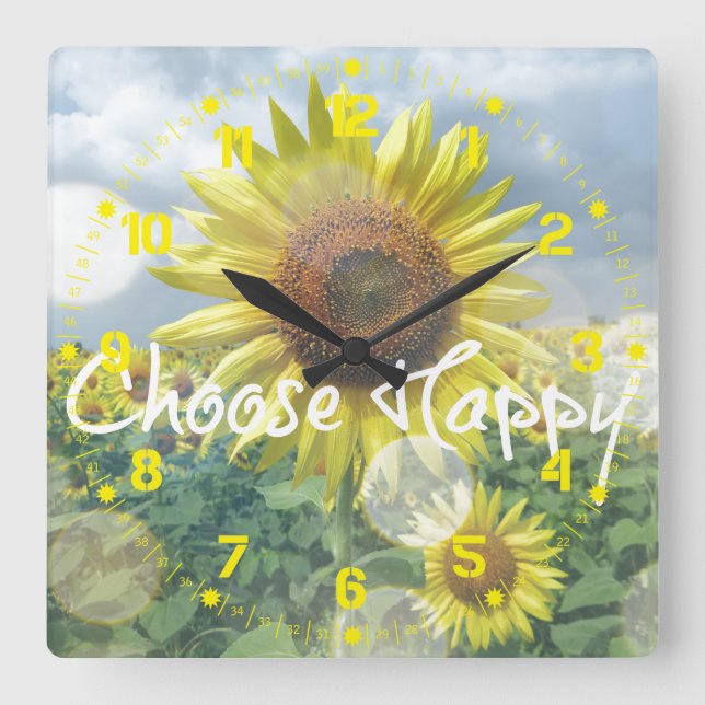 Choisir une bonne horloge de tournesol (Recto)