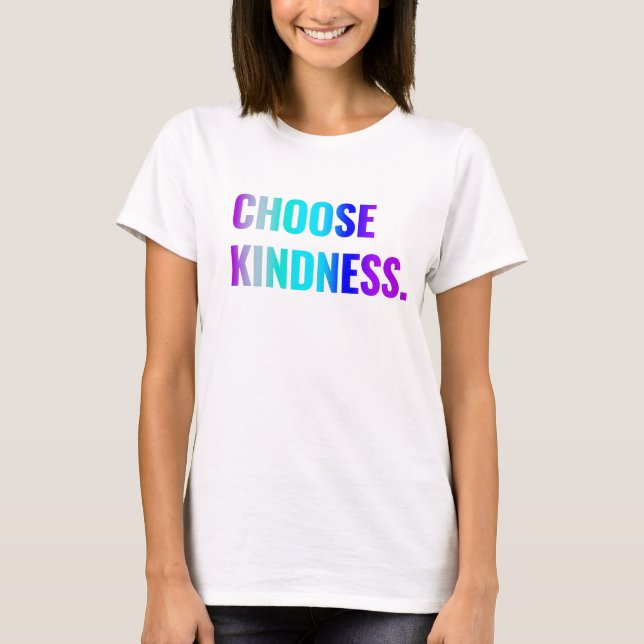 Choisissez Chemise T-Shirt Violet/Bleu (Devant)