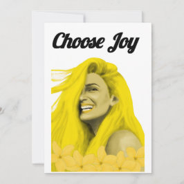 "Choisissez Joy Modern Invitation - Parti Positif,