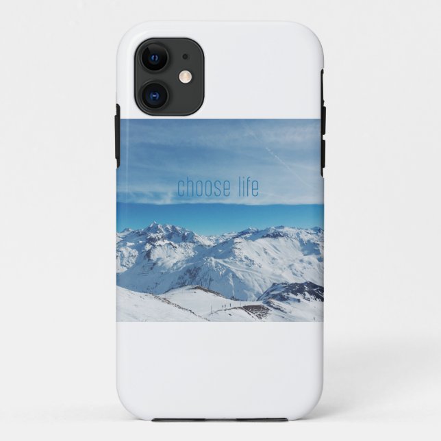 Choisissez la neige de la vie et le coque iphone (Dos)