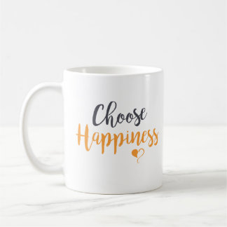 Choisissez la tasse de café de bonheur