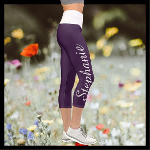 CHOISISSEZ VOTRE COULEUR Yoga capri leggings perso