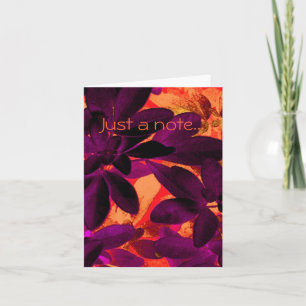 Choisya Herbst 3 "Just a note" Karte vertikal