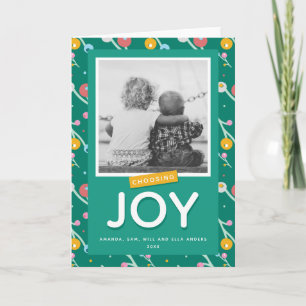 Choix de Joy Holiday Berries Carte photo personnal