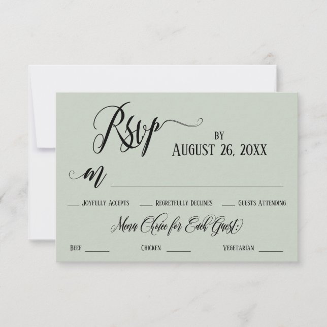 Choix de menu avec script élaboré et fioritures (Devant)