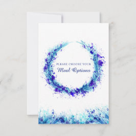 choix de repas mariage Cartes d'enceinte à éclabou