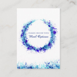 choix de repas mariage Cartes d'enceinte à éclabou