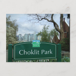 Choklit Park Vancouver, BC Postkarte