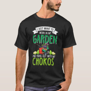 Choko-Gartenarbeit Garten Gärtner Pflanze Gemüse T-Shirt