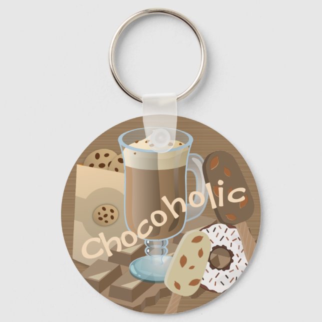 Chokoalkoholische Schokolade Schlüsselanhänger (Vorderseite)