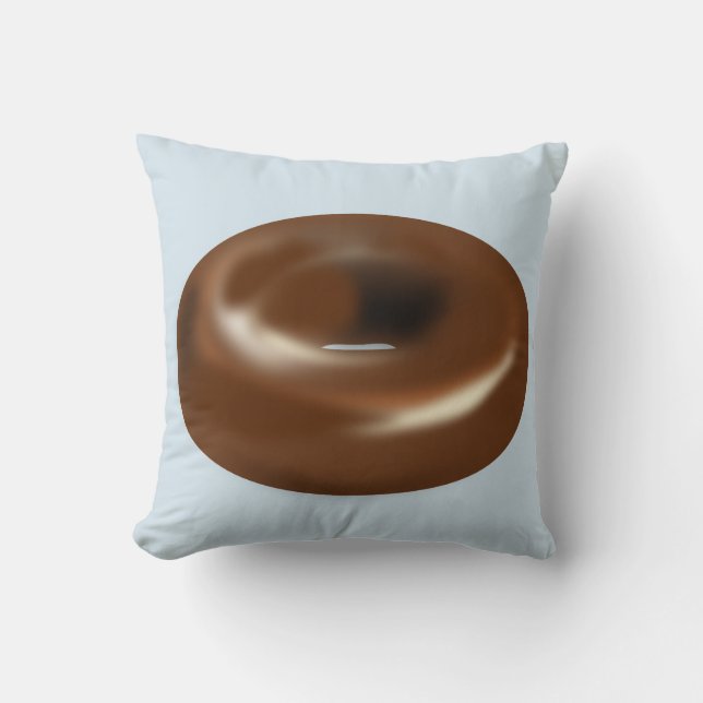 CHOKOLATE DONUT Funny Kissen (Vorderseite)