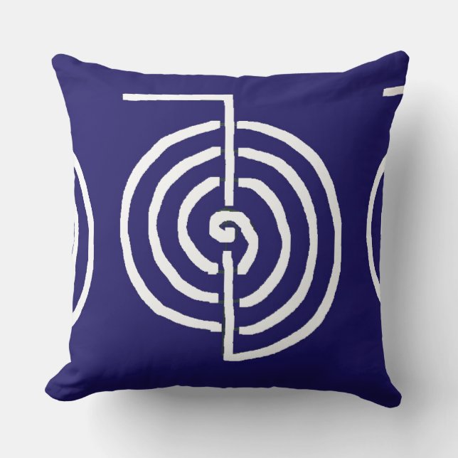 CHOKUREI Reiki grundlegendes heilendes Symbol Kissen (Vorderseite)
